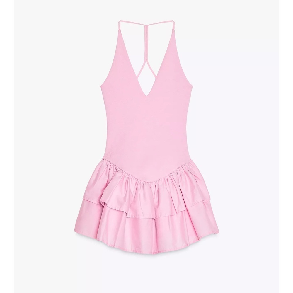 Zara Combination Halter Dress - Picture 9 of 10